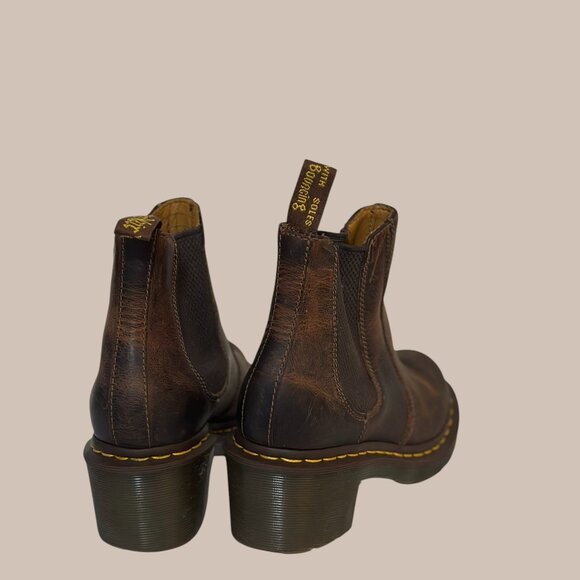 Dr. Martens Cadence Chelsea Boots | Tan Leather | US 5 | Excellent - Picture 7 of 9
